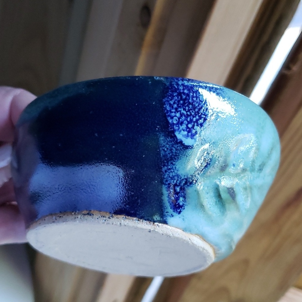Art pottery 2 x 4 handmade signed